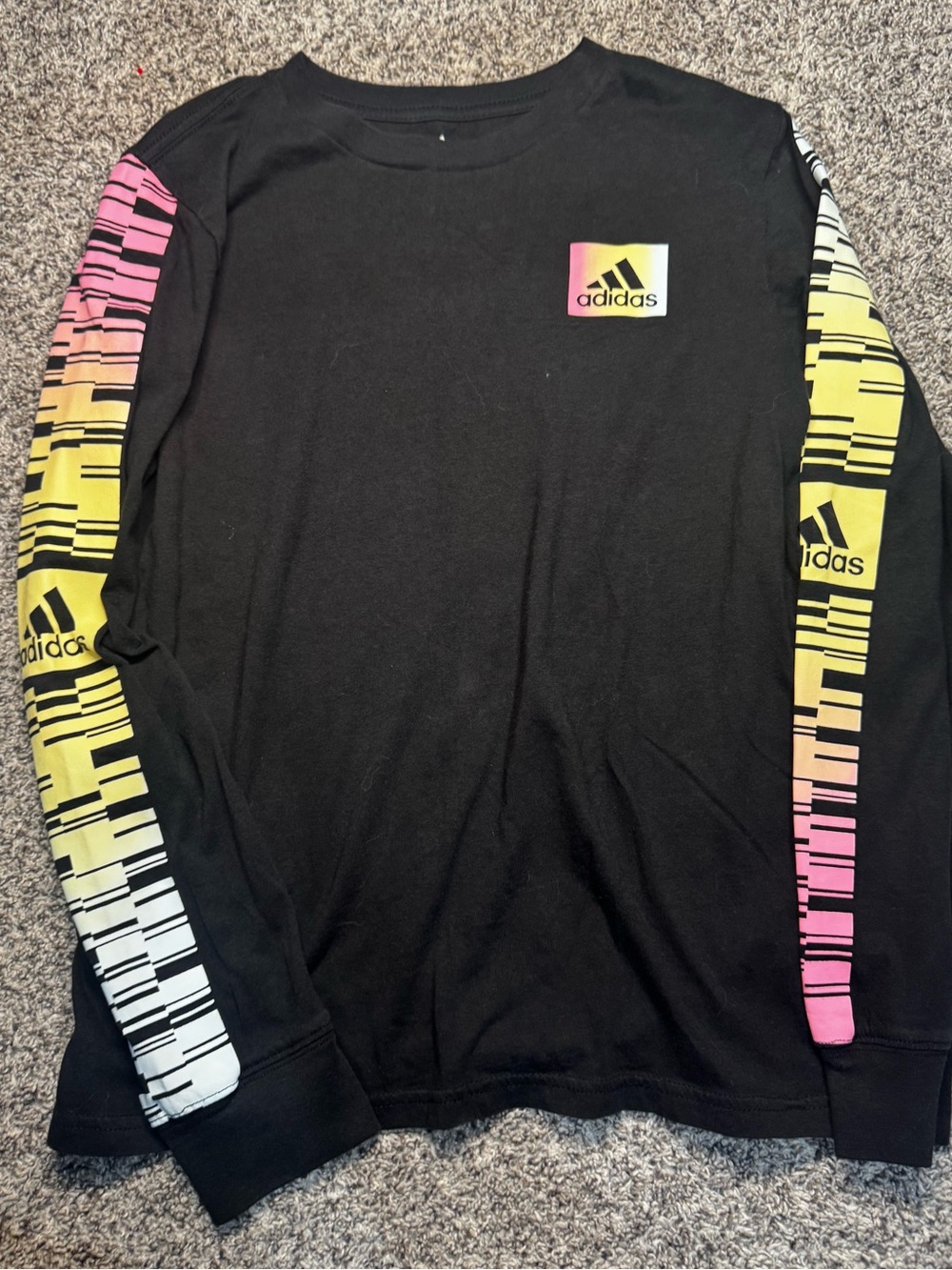 boys ADIDAS long sleeve tee